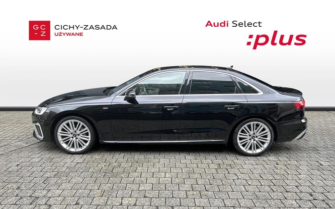 Audi A4 cena 149900 przebieg: 50030, rok produkcji 2022 z Międzychód małe 631
